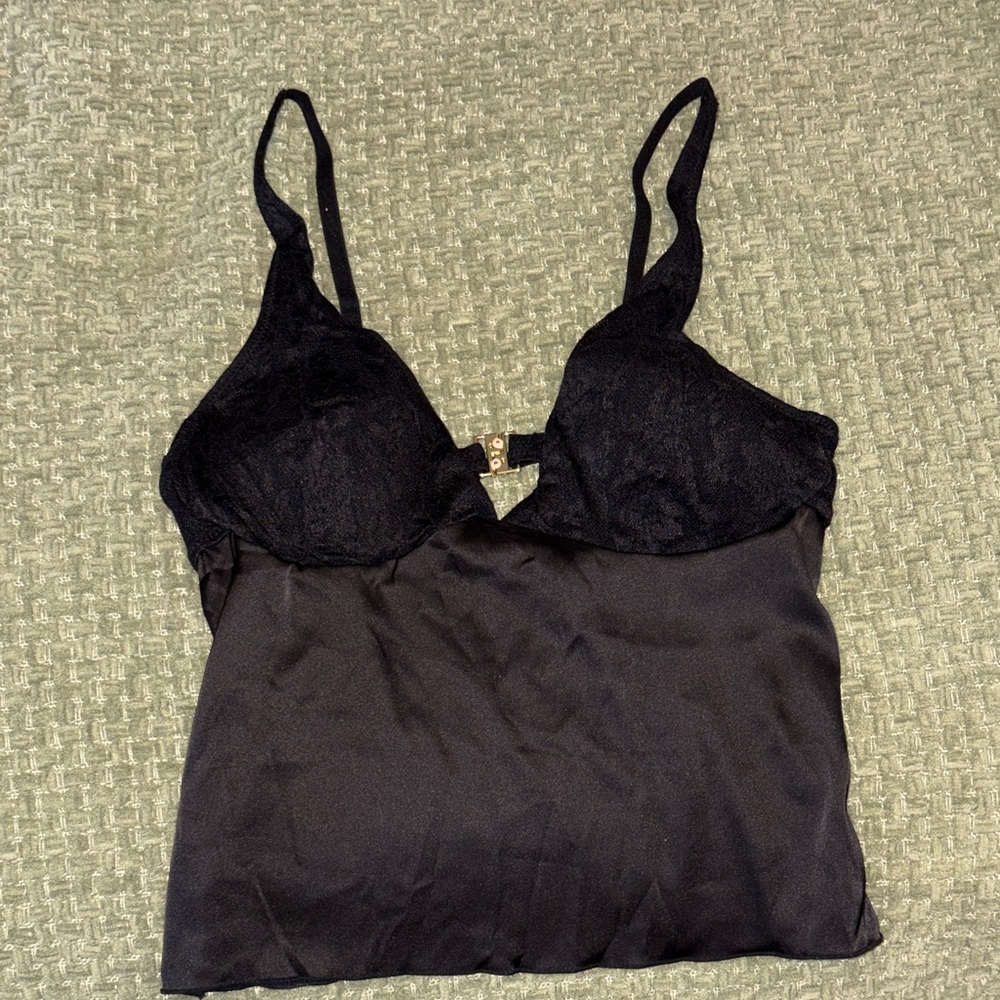 Elegant Black Lace Camisole